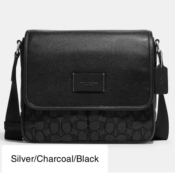 Coach Sprint map bag 25 signature black/charcoal/black. - Picture 6 of 8